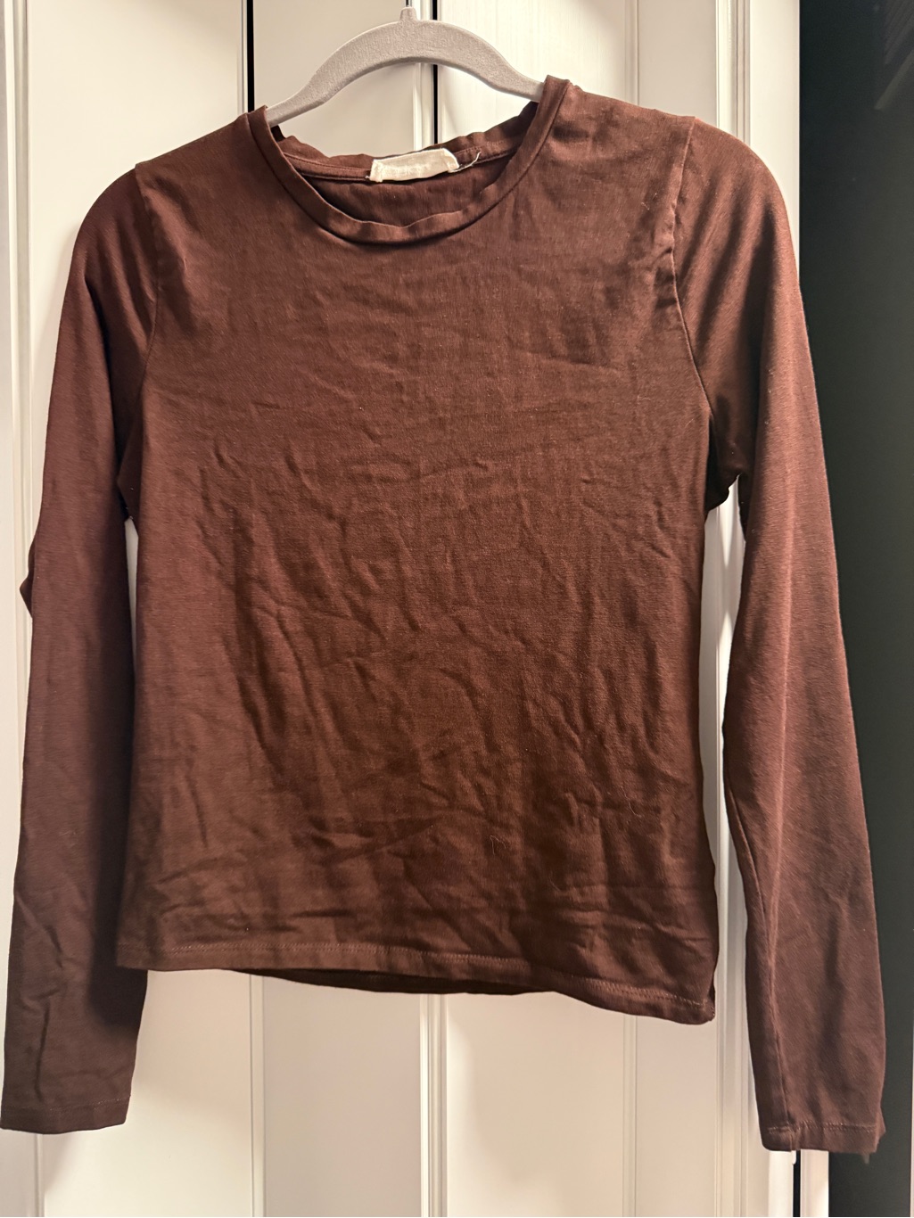 Cotton On Dark Brown Long Sleeve Tee